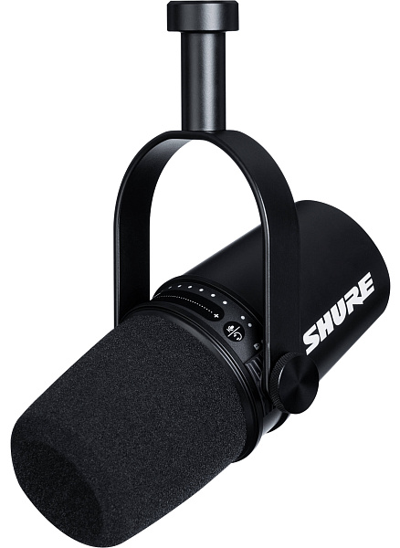 SHURE MOTIV MV7-K - Гибридный широкомембранный USB/XLR микрофон для записи/стримминга речи и вокала,