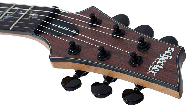 Электрогитара SCHECTER [C-1 EXOTIC TREM  EBONY] электрогитара 6-струнная, корпус: красное дерево, топ: черное дерево, гриф: запеченый клен, накладка: черное дерево, 24 лада, цвет: Ebony