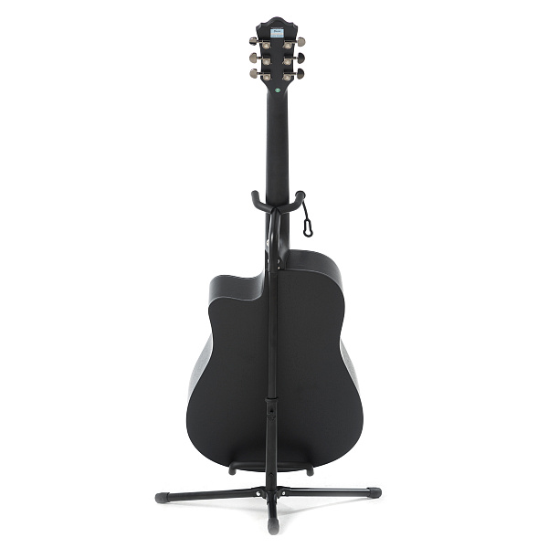 Mantic by SAGA AG-370СBK - Акустическая гитара дредноут с вырезом, цвет чёрный