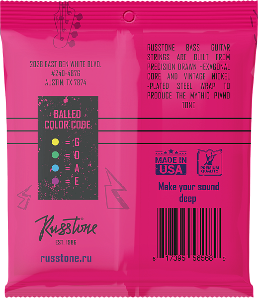 Russtone BNP45-100 - Струны для бас-гитары