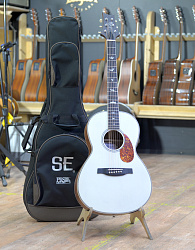 PRS SE P20E PARLOR W/PIEZO SATIN ANTIQUE WHITE - Электроакустическая гитара,с чехлом