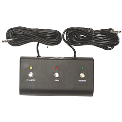 INVASION FS301L - Педаль переключения (фут-свитч), 3-полосная, 1 стерео джек+1моно.