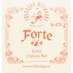 Господин Музыкант Vc-470 FORTE СОЛЬ 4-ая струна для скрипки.