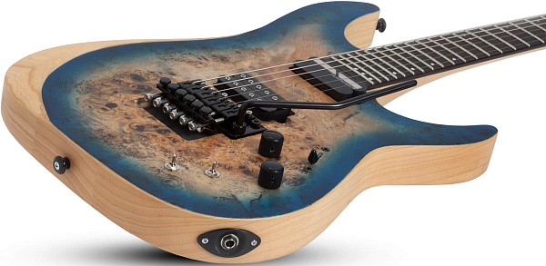Электрогитара SCHECTER [REAPER-6 FR S SKYB] электрогитара 6-струнная, 24 лада, корпус: болотный ясень, топ: кап, гриф: клен, накладка: черное дерево, Sustaniac, FloydRose, цвет: Charcoal Burst (CB)
