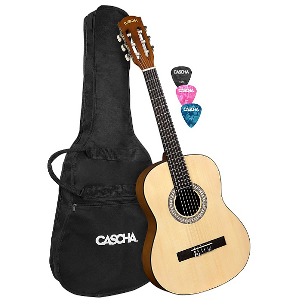 CASCHA Student Series HH 2351 - Классическая гитара 3/4 с чехолом 