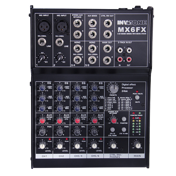 INVOTONE MX6FX - Микшерный пульт
