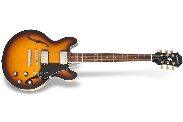 EPIPHONE ES-339 VINTAGE SUNBURST Полуакустическая электрогитара, цвет санбёрст.