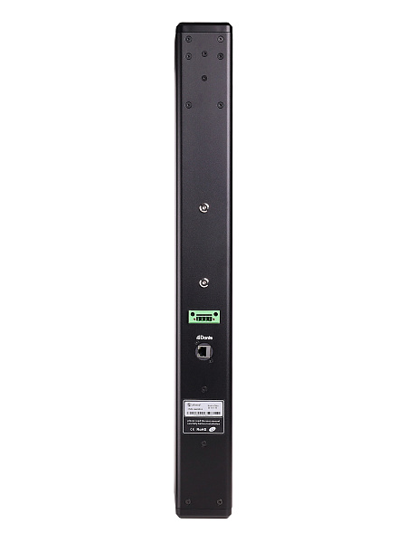 Звуковая колонна Intrend [ITSPK-CL425PD-B] активная 4x2,5", 60 Вт, вход DANTE, питание POE+, SPL 109dB, 106Hz~18kHz, 120°х20° (HхV), вес 3.4 кг, цвет черный, крепление в комплекте, (цена за 1шт., в упаковке 2 шт.)