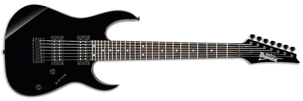 IBANEZ GIO GRG7221-BKN 7-струнная электрогитара, цвет черный.