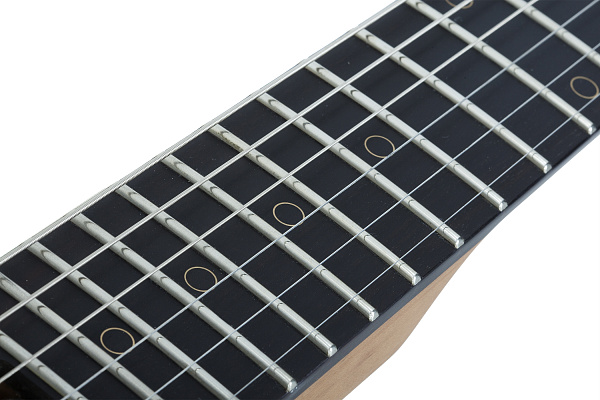 Электрогитара SCHECTER [NICK JOHNSTON TRAD-HSS A. SNOW] электрогитара 6-струнная, корпус: ольха, гриф: обоженный клён, накладка черное дерево, на болтах, звукосниматели: HSS, 22 лада, цвет: Atomic Snow
