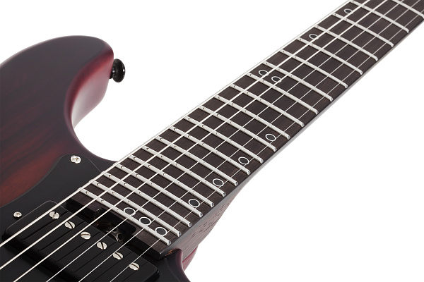 Электрогитара SCHECTER [SUN VALLEY SUPER SHREDDER EXOTIC ZIRICOTE ZIR] электрогитара 6-струнная, корпус: черная лимба с топом из цирикота, гриф: венге, накладка: черное дерево, 24 лада, цвет: Ziricot (ZIR)