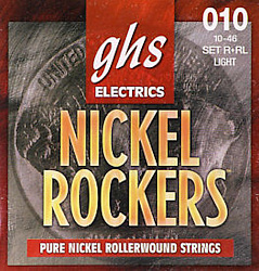 GHS STRINGS R+RL NICKEL ROCKERS набор струн для электрогитары, никель, 10-46
