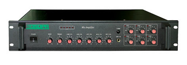 DSPPA MP-1010P Микшер -усилитель, 6 зон 350 Вт/100