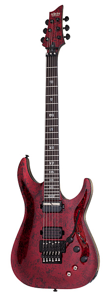 Электрогитара SCHECTER [C-1 FR-S APOCALYPSE RED REIGN RR] электрогитара 6-струнная, корпус: болотный ясень, гриф: клен, накладка: черное дерево, 24 лада, FloydRose, цвет: Red Reign (RR)
