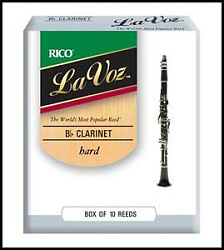 Rico La Voz RCC10HD Трость для кларнета Bb, жесткие (Hard)