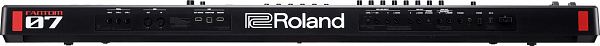 Синтезатор/рабочая станция ROLAND [FANTOM-07] с 76 клавишами (чувствительными к скорости нажатия), генератором ZEN-Core/SuperNATURAL, более 3 500 тембров. Есть сенсорный экран, 16 пэдов с RGB-подсветкой, секвенсор, арпеджиатор, аудиоинтерфейс, MIDI