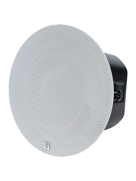 Акустическая система Intrend [ITSPK-650CPD] двухполосная, потолочная: 6.5"НЧ, 1"ВЧ, 75 - 20к Гц, 60Вт Dante/POE+, Форма: круглая, Цвет: белый