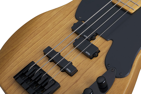Бас-гитара SCHECTER [MODEL-T SESSION ANS] бас-гитара 4-струнная, корпус: болотный ясень, гриф: клён, 22 лада, цвет: Aged Natural Satin (ANS)