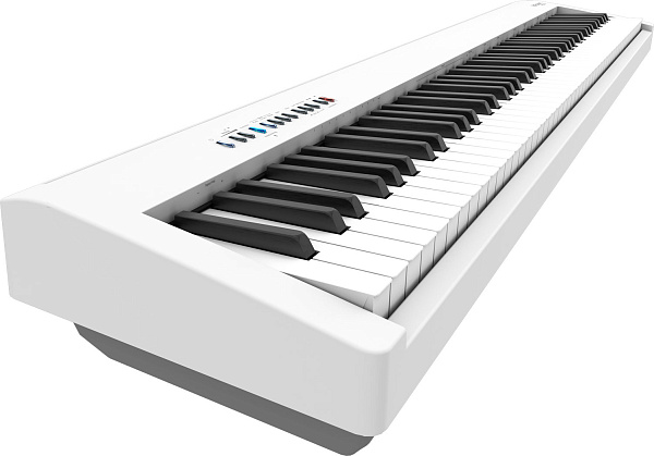 Компактное цифровое пианино ROLAND [FP-30X-WHB] (88 клавиш PHA-4 Standard), полифония 256 голосов, 56 тембров, Bluetooth Audio 3.0 и MIDI 4.0, технология SuperNATURAL Piano, 2 выхода для наушников, рекордер, вес 14,8 кг., белое.