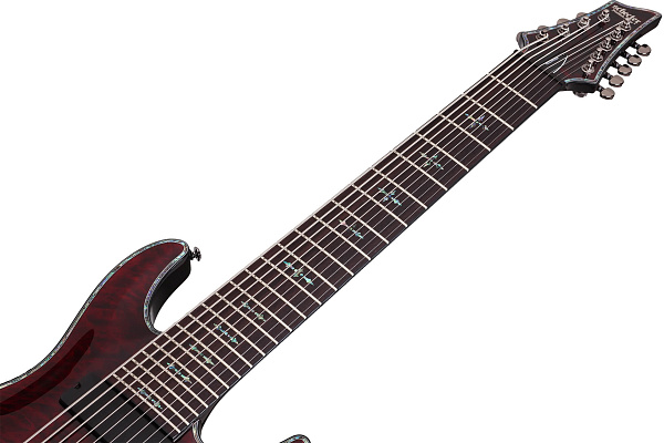 Электрогитара SCHECTER [HELLRAISER C-9 BCH] электрогитара 9-струнная, корпус: красное дерево, топ: волнистый клен, гриф: красное дерево, накладка: палиснадр, 24 лада, цвет: Black Cherry (BCH)