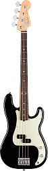 FENDER AM PRO P BASS RW BK бас-гитара цвет черный + кейс