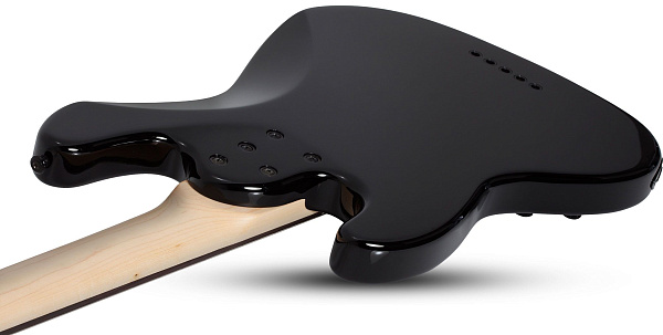 Бас-гитара SCHECTER [J-5 ROSEWOOD FB G.BLK] бас-гитара 5-струнная, корпус: ольха, гриф: клен, накладка палисандр, на болтах, 21 лад, цвет: Gloss Black (G.BLK)