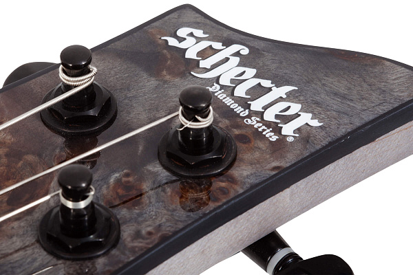 Электрогитара SCHECTER [OMEN ELITE-7 MS CHAR] электрогитара 7-струнная, мультимензур, корпус: красное дерево, топ: кап, гриф: клен, накладка: палисандр, 24 лада, цвет: Charcoal (CHAR)