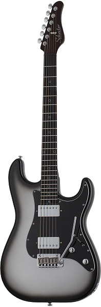Электрогитара SCHECTER [NICK JOHNSTON TRAD-HH A. MERCURY] электрогитара 6-струнная, корпус: ольха, гриф: венге, накладка: черное дерево, 22 лада, цвет:  Atomic Mercury