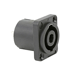 SHNOOR SL4MD 4–контактный панельный разъем размера D Speakon