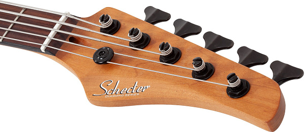 Бас-гитара SCHECTER [C-5 STANDARD TB] бас-гитара 5-струнная, корпус: красное дерево, топ из капа, гриф: печеный клен, накладка: палисандр, 24 лада, цвет Tobacco Burl (TB)