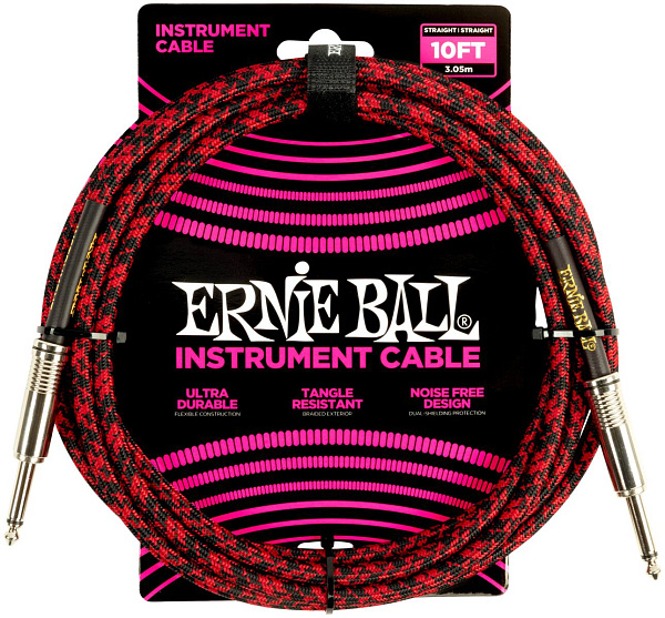 ERNIE BALL 6394, 3.05м - Инструментальный кабель
