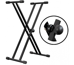 Vision AP-3222 (XX-образная) стойка клавишная. Стойка для клавишных инструментов с двойными ножками