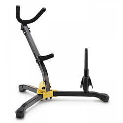 Hercules DS532BB Стойка альт/тенор саксофон + кларнет/флейта, напольная, с футляром.