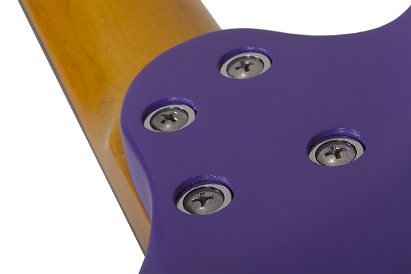Электрогитара SCHECTER [C-6 DELUXE SDPRPL]  электрогитара 6-струнная, корпус: липа, гриф: клен, накладка: палисандр, 24 лада, цвет Satin Dark Purple (SDPRPL)