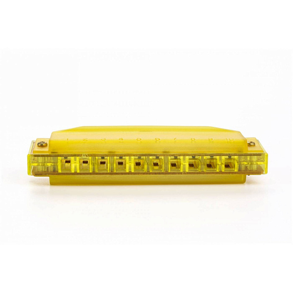 HOHNER M1110 Y - губная гармоника детская, тональность C, цвет прозрачный желтый