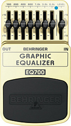 Behringer EQ700- 7-полосный графический эквалайзер для гитары или клавишных