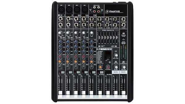 MACKIE ProFX8 8-канальный микшер с процессором эфф