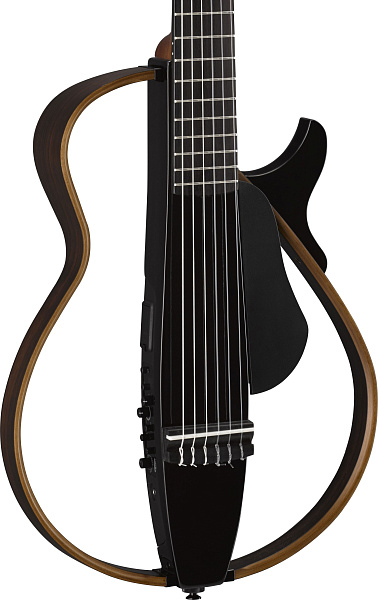 YAMAHA SLG200N TRANSLUCENT BLACK - Электро-гитарасайлент(нейлон)