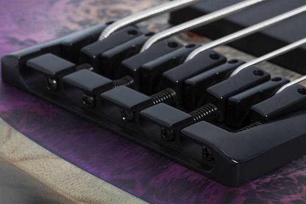 Бас-гитара SCHECTER [RIOT-5 ARB] бас-гитара 5-струнная, корпус: болотный ясень с топом из капа, гриф: клён/орех со вставками из углеволокна, накладка черное дерево, 24 лада, цвет: Aurora Burst (ARB)