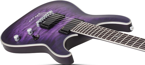 Электрогитара SCHECTER [C-1 PLATINUM SPB] электрогитара 6-струнная, корпус: красное дерево, гриф: клен, накладка: палисандр, 24 лада, цвет: Satin Purple Burst (SPB)