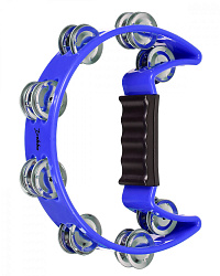 DEKKO TX9-16 BL - Тамбурин в форме полумесяца, синий