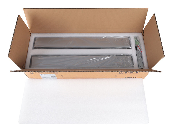 Звуковая колонна Intrend [ITSPK-CL425T-G] пассивная, 4x2.5", 8 Ом / 100V (100Вт), SPL 113dB,  106Hz-20kHz, 120°x20° (HхV), вес 3.4кг, цвет угольный металлик, крепление в комплекте, (цена за 1шт., в упаковке 2 шт.)