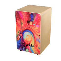 DEKKO CJ-09 - Кахон, цвет свето-коричневый с рисунком 