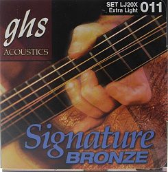 GHS LJ20X Extra Light Струны для акустической гитары