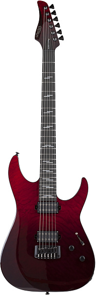 Электрогитара SCHECTER [REAPER-6 ELITE BLOOD BURST BB] электрогитара 6-струнная, корпус: красное дерево, топ: стеганый клен, гриф: венге, накладка: черное дерево, 24 лада, цвет: Blood Burst (BB)