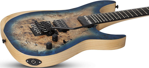 Электрогитара SCHECTER [REAPER-6 FR S SKYB] электрогитара 6-струнная, 24 лада, корпус: болотный ясень, топ: кап, гриф: клен, накладка: черное дерево, Sustaniac, FloydRose, цвет: Charcoal Burst (CB)