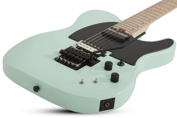 Электрогитара SCHECTER [SUN VALLEY SUPER SHREDDER PT-FR-S SFG] электрогитара 6-струнная, корпус: красное дерево, гриф: клен, накладка: клен, 24 лада, Sustaniac, FloydRose цвет: Sea Foam Green (SFG)