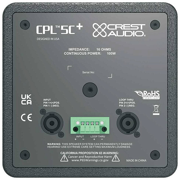 CREST AUDIO CPL 5C+ - Акустическая система