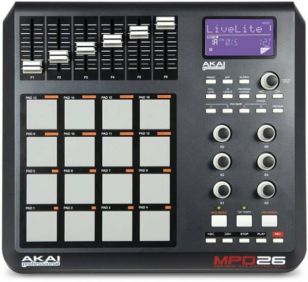 AKAI PRO MPD26 - USB/MIDI-контроллер