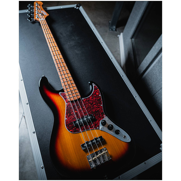 JET JJB-300 SB - Бас-гитара Jazz Bass, цвет санберст